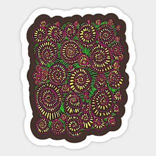 flower pattern Sticker